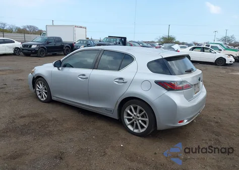 2012 Lexus Ct 200H Premium из США, поврежденный, VIN JTHKD5BH3C2091009